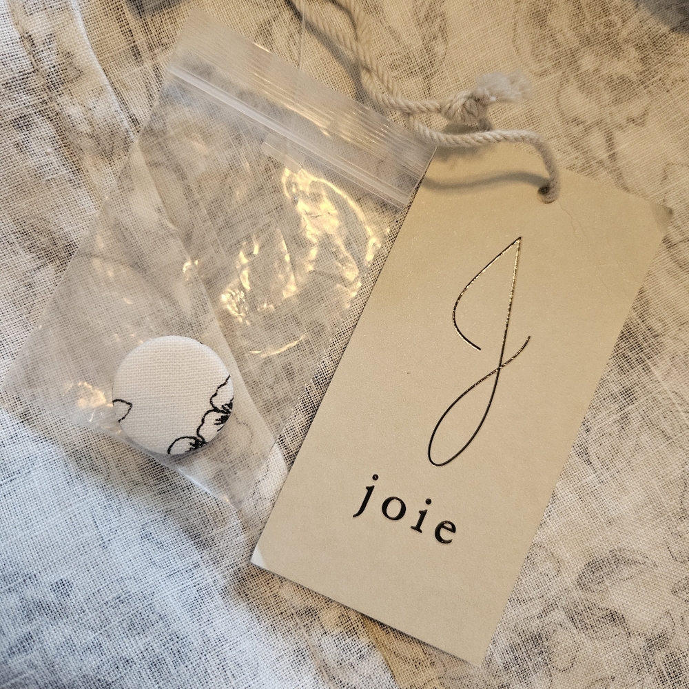 Joie 100% Linen Botanical Print Blazer Medium New with Tags - Picture 6 of 8